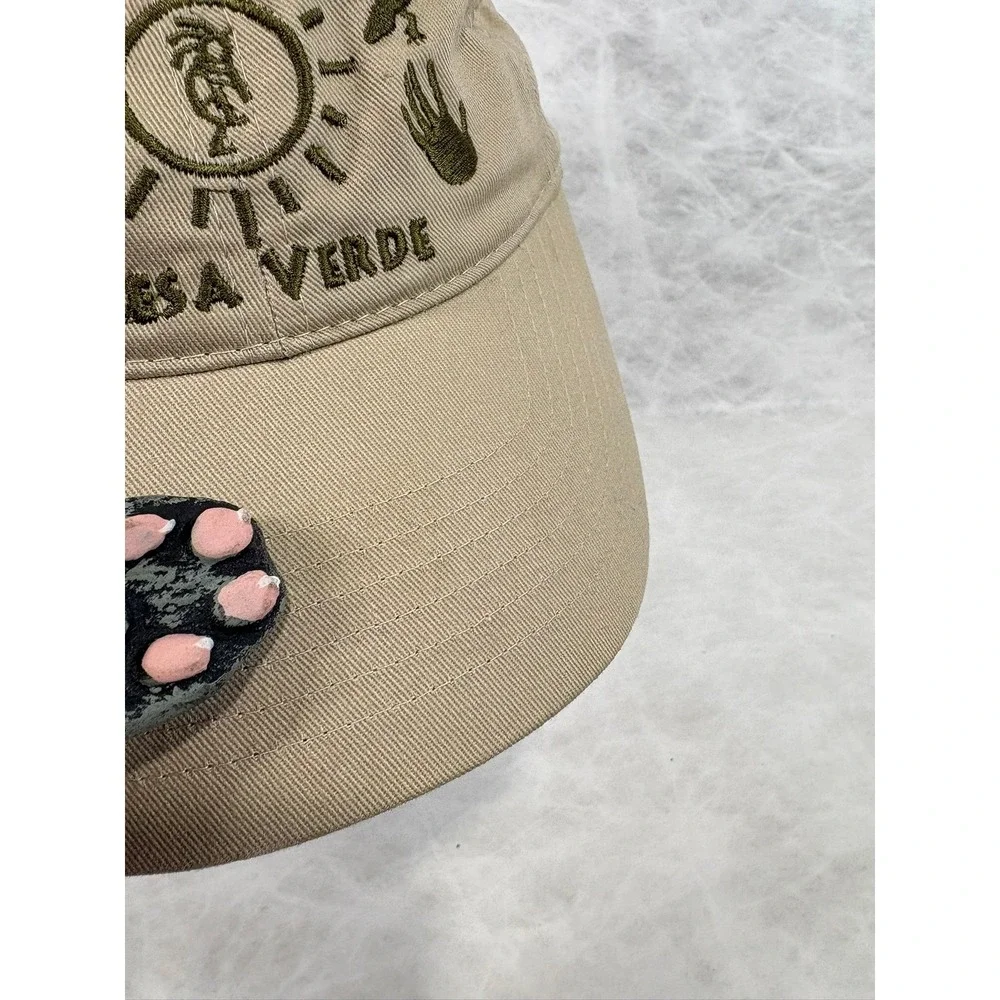 Ouray Mesa Verde National Park Tan Khaki Embroidered‎ Dad Hat Cap 49111 Mens
